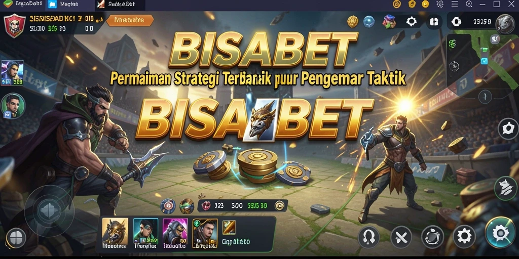 Screenshot BISABET menampilkan gameplay strategi yang mendebarkan.