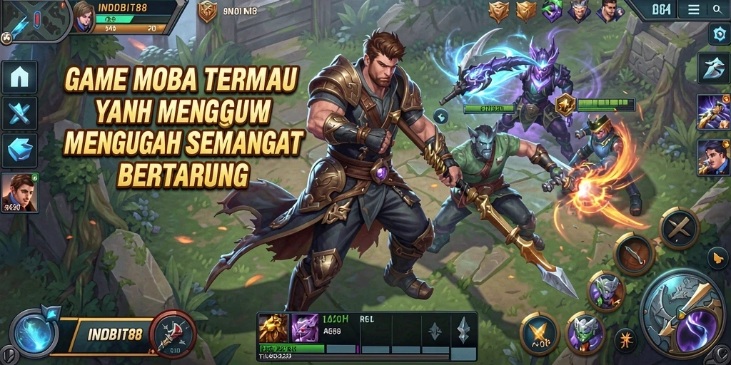 Tampilan gameplay seru dan kompetitif di INDOBIT88.
