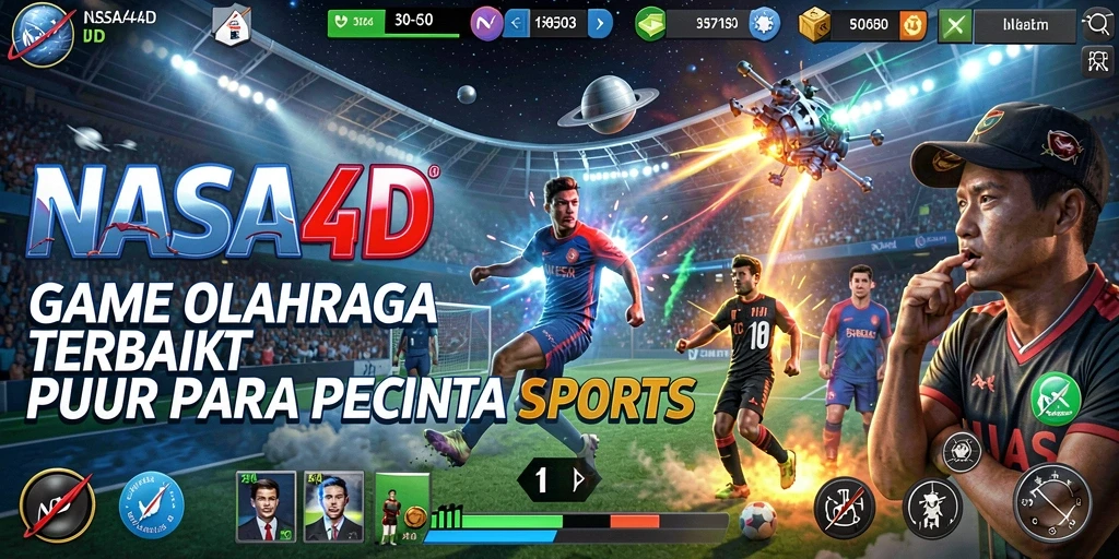 Screenshot dari permainan <strong>NASA4D</strong> yang menunjukkan aksi seru dalam olahraga.