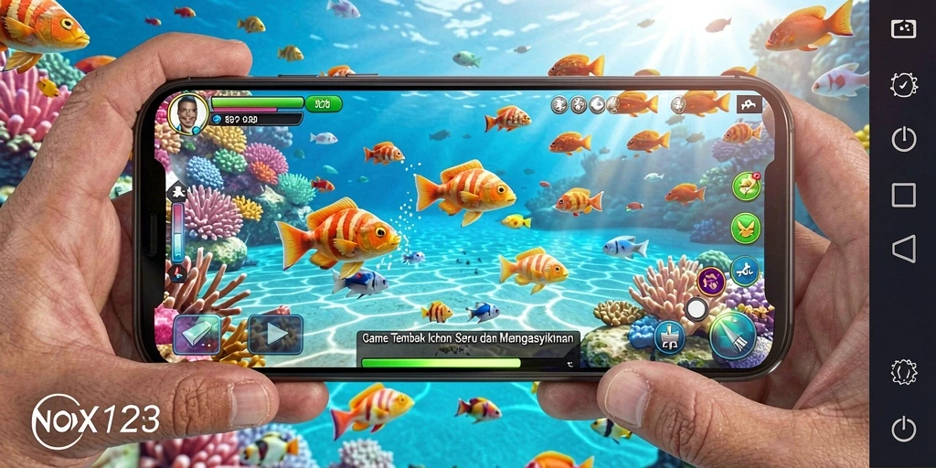 Gameplay seru menembak ikan di NOX123.