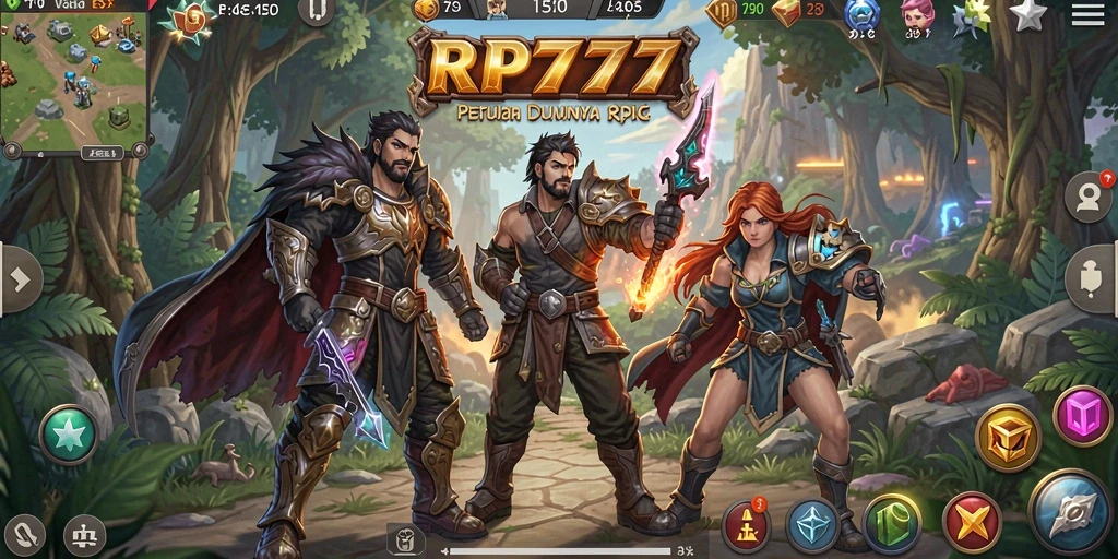 Gameplay mendebarkan di dunia RPG yang luas.