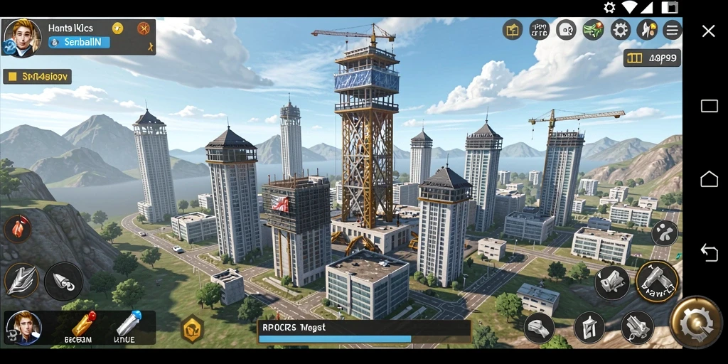 Tampilan game Tower Defense yang menarik dan penuh aksi.