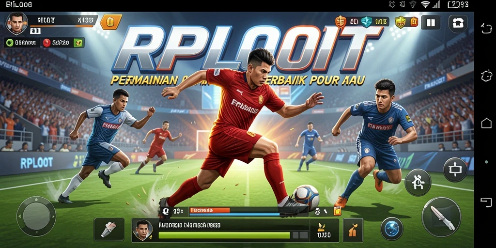 Tampilan gameplay seru dari RPLOOT dalam aksi olahraga.