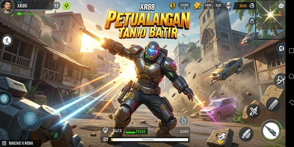 Tampilan gameplay seru XR88 dalam aksi ARPG yang mendebarkan.